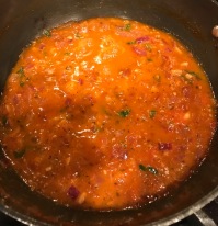 Chunky tomato sauce is ready! :)